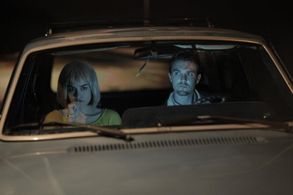 Luke Baybak and Shannyn Sossamon, The Cyclist