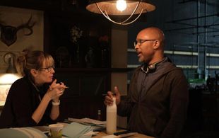 On the set of God Friended Me Ep. 207 