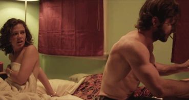 Still of AJ Garrett and Leah Russell in Old Beginnings