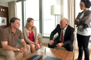 Max Herbrechter, Simon Rouse, Birge Schade, and Cat Simmons in Leipzig Homicide (2001)