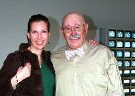 With Barry Corbin on the set of Metropolis II: Highway to Heaven