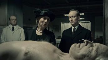 Cory Bertrand, Brigitte Robinson, and Dean Buchanan in Guillermo del Toro's Cabinet of Curiosities: Graveyard Rats (2022