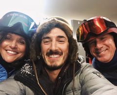 Downhill (Searchlight) BTS Will Ferrell, Julia Louis-Dreyfus