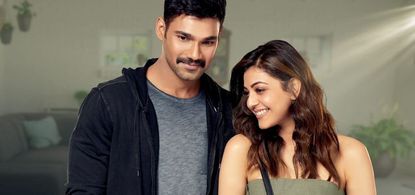 Kajal Aggarwal and Sai Srinivas Bellamkonda in Kavacham (2018)