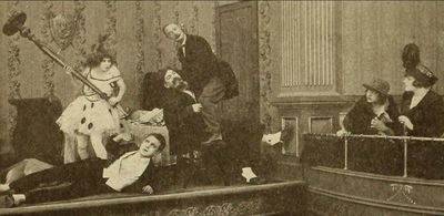 Heinie Conklin, Gonda Durand, George Jeske, Polly Moran, and Ben Turpin in Saucy Madeline (1918)