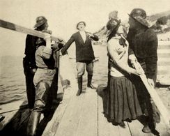 Mildred Bracken, Ray Gallagher, and Richard Stanton in Judgment of the Sea (1912)