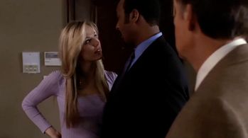 Marni Lustig with Jesse Martin and Jerry Orbach on 