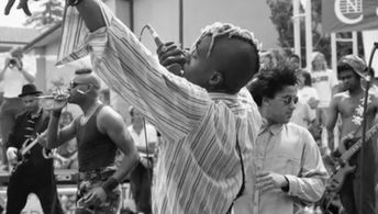 Chris Dowd, Norwood Fisher, Kendall Jones, Walter A. Kibby II, and Angelo Moore in Everyday Sunshine: The Story of Fishb