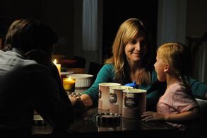 Tim Guinee, Elizabeth Mitchell, and Morgan Hinkleman in Revolution (2012)