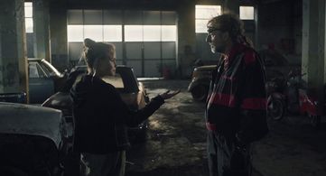Vladimír Hajdu and Veronika Marková in The Banger (2020)