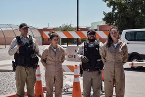 Christina Villa and Daniela Soto-Brenner in Wanted Man (2024)