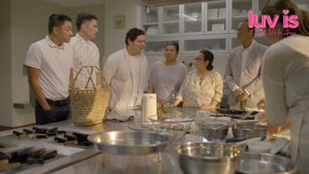 James Marco, Boom Labrusca, Debraliz, Ariel Ureta, JR Reyes, and Patani Daño in Luv Is: Caught in His Arms (2023)