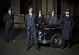 Roger Allam, Anton Lesser, Shaun Evans, Jack Laskey, and Sean Rigby in Endeavour (2012)