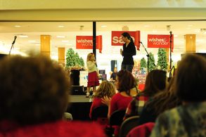 Performance at the Angel Tree ceremony