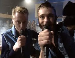 Fredde Granberg and Peter Settman in Ronny & Ragge: Köra Fort Som Fan (1993)