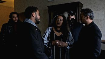 CCH Pounder, Phaldut Sharma, Kareem Savinon, Jharrel Jerome, and Jarod Lindsey in Full Circle (2023)