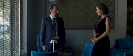 Tatyana Konovalova and Oleg Fendura in The Illusion of Control (2022)