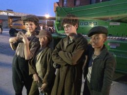 Max with the 'boy' on the Alienist 2018