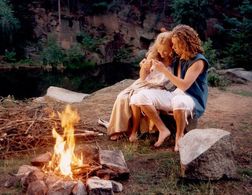Filip Blazek and Barbora Bobulova in The Immortal Aunt (1993)
