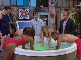 Michael Ian Black, Seth Herzog, and Tom Papa in Duck Quacks Don't Echo (2014)