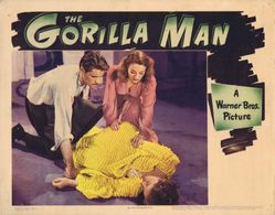 Ruth Ford, Marian Hall, and John Loder in The Gorilla Man (1943)
