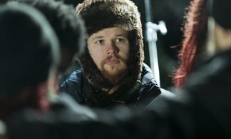 Joonas Makkonen, at the filming of Bunny the Killer Thing.