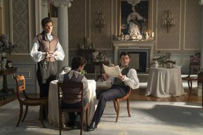 Luke Thompson, Luke Newton, and Will Tilston in Bridgerton: Forces of Nature (2024)