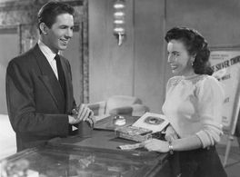 Leonard Nimoy and Mona Knox in Kid Monk Baroni (1952)