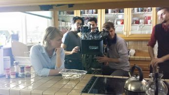 Carolyn Crotty Filming The Black Dog, an AFI Master Thesis Film