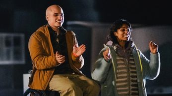 Anthony Therrien and Audrey Roger in Les Bracelets Rouges (2022)