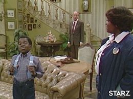 Conrad Bain and Gary Coleman in Diff'rent Strokes (1978)