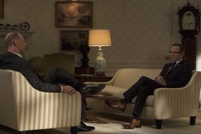 Kiefer Sutherland and Aidan Devine in Designated Survivor (2016)
