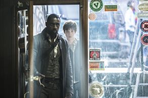 Idris Elba and Tom Taylor in The Dark Tower (2017)