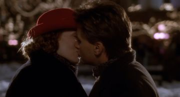 Emilio Estevez and Heidi Kling in The Mighty Ducks (1992)