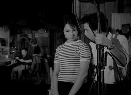 Paul Bisciglia, Noëlle Leiris, Henri Poirier, and Betty Schneider in Paris Belongs to Us (1961)