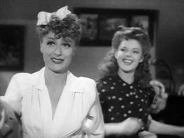 June Havoc and Frances E. Neal in Powder Town (1942)