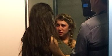 on set of LOST GIRLS