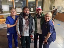 On the set of 2023’s Malpractice.