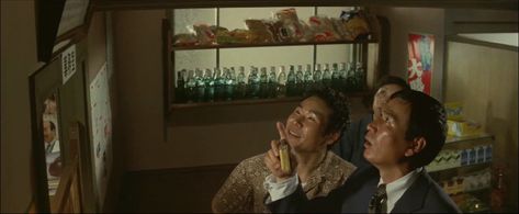 Kiyoshi Atsumi and Tetsurô Tanba in The Castle of Sand (1974)