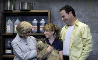 Loren Lester, Helen Richman, Jordan Van Vranken, and Paxton the Dog in After the Wizard (2011)