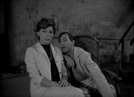 François Maistre and Françoise Prévost in Paris Belongs to Us (1961)