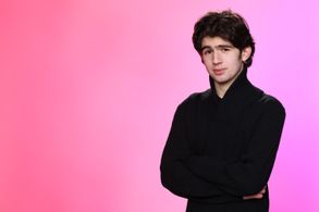 Jacob Morrell at an event for Between the Temples (2024)