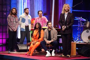 Tom Beck, Bill Kaulitz, Tom Kaulitz, Motsi Mabuse, Clemens Rehbein, and Philipp Dausch in That's My Jam mit Bill & Tom K