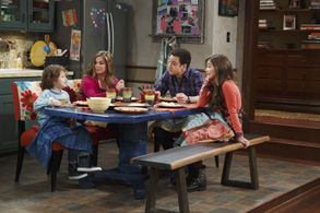 Danielle Fishel, Ben Savage, Rowan Blanchard, and August Maturo in Girl Meets World (2014)