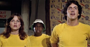 Debra Clinger, David Damas, and David Naughton in Midnight Madness (1980)