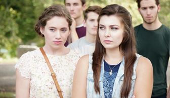 Still of Kylie Brown on the set of Play the Flute