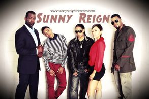 Bradford Haynes (Savage) and the crew of the series Sunny Reign