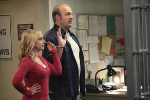 Leigh-Allyn Baker and Eric Allan Kramer in Good Luck Charlie (2010)