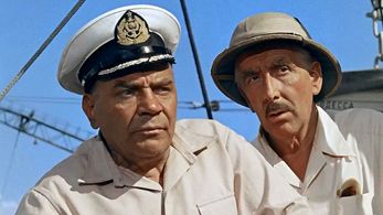 Aleksey Gribov and Nikolay Volkov in Striped Trip (1961)