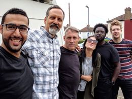 Robert Firth, Sam Thorpe, Jochen Braun, and Qutaibah Alkhateeb in Tota (2019)